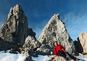 Salita primaverile con tanta neve in Cornagera (1312 m.) il 22 marzo 2013